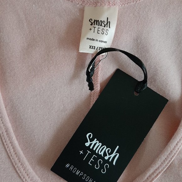 SMASH + TESS - Saturday Romper - Pink - Size XXS - Picture 5 of 6